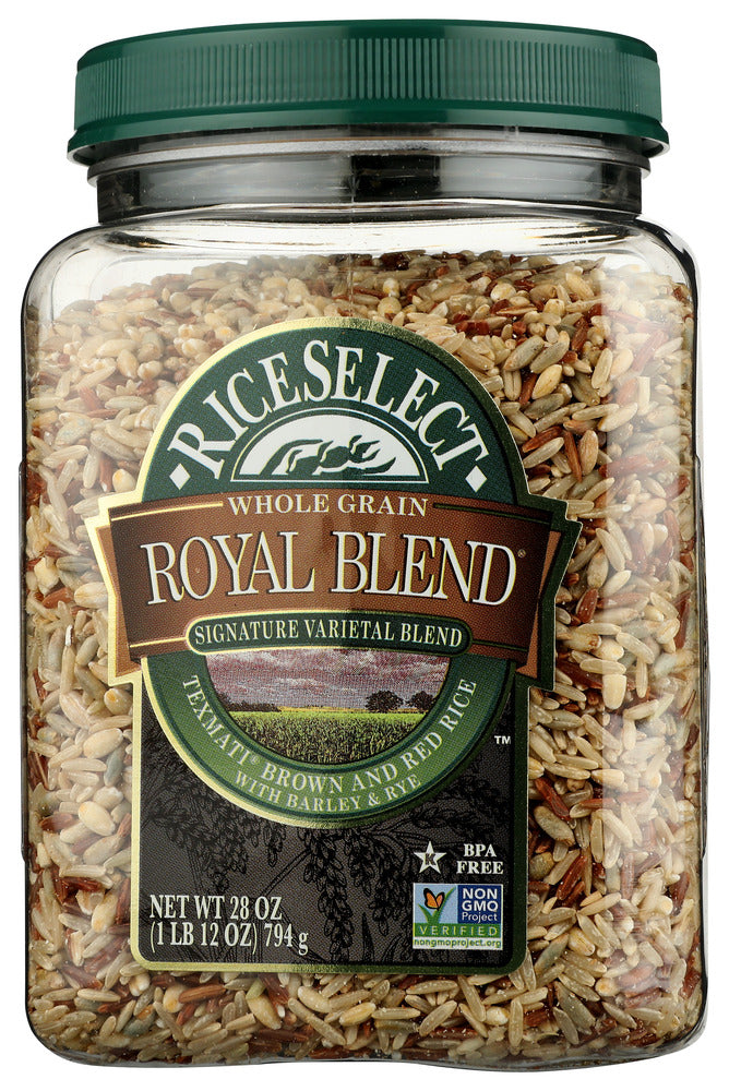 RICESELECT: Royal Blend Whole Grain Texmati Brown and Red Rice, 28 oz