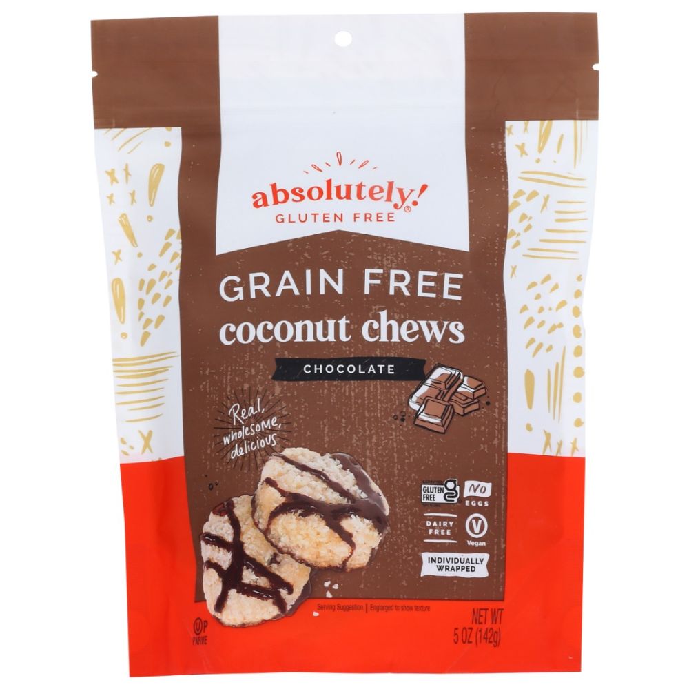 ABSOLUTELY GLUTEN FREE: Chocolate Coconut Chews, 5 oz